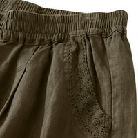 Lydiaunistar Ženske duge hlače Ženske ljetne ispisane pamučne pantalone Hlače Hlače