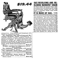 Barber's Stolica, 1902. Nsear, Roebuck i kompanija od berberske stolice. Poster Print by