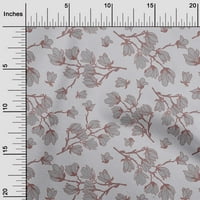 Onuone svilena tabby lagana ljubičasta tkanina cvjetna DIY odjeća za prekrivanje tkanine za ispis tkanine