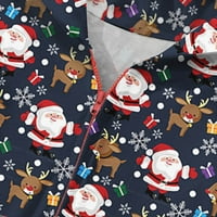 Porodični Božićni PJS Podešavanje kompjuisa Jedie sa kapuljačom Božićne pidžame za obiteljski odmor Deer Santa Claus Xmas Sweepy