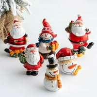 Gwong Santa Claus Lik Bright Color Početna Dekor izvrstan božićni dekoracija snjegovića igračka za festival