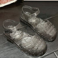 LILGIUY sandale za djevojke Dressy ljeto Slatke stane lagane neklizajuće cipele zatvorene