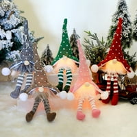 Twowood stablo Privjesak ukrasni Xmas Gnome Design Pleted krpa Božićno ukrašavanje ukrasa za zabavu