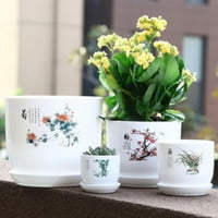 Chinese stil sila za cvijeće za kaktus sočni postrojeni lonac bonsai lons cvjetni lonac sa sastavljačem za odvodnju rupa