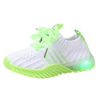Relanfenk Baby tenisice Dječje djeteke Djevojke Dječaci Boboy Boja LED svjetlosne sportske cipele
