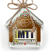 Ornament tiskan jednostrana zračna luka MTT MINATITLAN CHISTS NEONBLOND