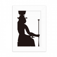 Egipat Faraoh Scepter Fresco Outline Desktop Foto okvir za prikaz slike Dekoracija umjetnosti slikarstvo