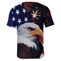 4. jula Patriotske majice USA zastava za žensku majicu za žene i muškarce Thirts Casual majica kratkih