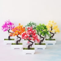 Ydxl fau bonsai realistično privlačno svjetlosno obojeno obojeno lijep ugrađeni umjetni cvjetni materijal