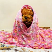 Kultura kućna kućna deka Mekani komforno prenosivi runo šapni kost štampani jastuk za mačji pas za dom