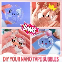 Nano Tape mjehuriće komplet, vrpca čarobni plastični mjehurići balon DIY CRAFT Kit Fidget Party Favors