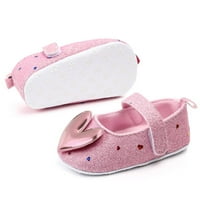 Cipele za djecu za djecu u obliku srca, tiho kosile princeze zatvorene hodanje za dječje cipele Toddler