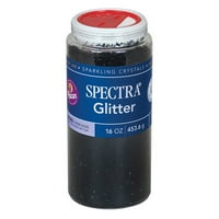 Glitter, crna, lb., jar