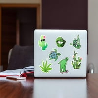 Velike estetske VSCO zelene naljepnice za boce za vodu za laptop ScrapBook
