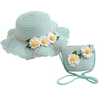 Opseg šešira Dječja suncobrana slamna šešica za sunčanje ljetna plaža šešira za sunčanje za sunčanje