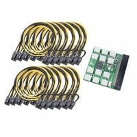Power modul Poslovnica za HP 750W 1200W Server PSU Power Converzija 6-pin do 8-polni BTC kabel za napajanje