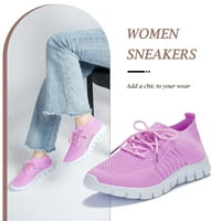 Ženske udobne čipkene patike teretane trčanje prozračne cipele za široku širinu