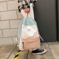 Putni ruksak ustaljeni par školski torbici Pješačka torba Boja blok ruksak kolekcija svjetlosna torba