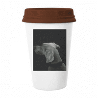 Dog ljubimac životinja usamljena noćna šolja kava pijenje za piće Keramika CEC CUP poklopac