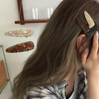 Pin za kosu, retro izvrsne proklizačke djevojke s mastilom za drikiranje ukratko dekor metalne boje kopče klip za stisak