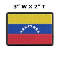 Flag Venezuela vezena zakrpa za željezo-na