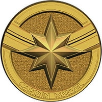Marvel Captain Marvel Logo Pewter rever PIN