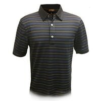 Monterey Club Muški Connor Stripe tekstura Golf polo majica 3627