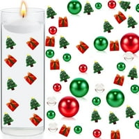 Virmaxy popust božićne vaze punilo perle plutajuće bisere vodene gel perle za vazu za punjenje stola