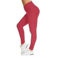 DTIDTPE joga hlače, ženska mjehurića za dizanje vježbi fitness tekući visoko struk joga hlače, visoko