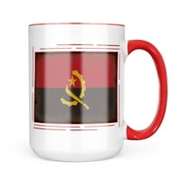 Neonblond Angola zastava s vintage lov na poklon za ljubitelje čaja za kavu