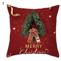 Poliester breskva koža božićni jastuk za disanje Xmas stablo bacaju jastučni poklopac