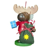 Christian Ulbricht Santa Elk Ornament