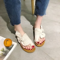 Cipele za žene Modni stanovi Flip flops Butterfly-čvorove papuče na plaži Rimska klizač cipela