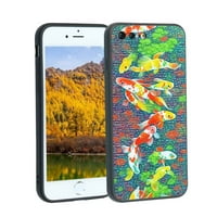 Kompatibilan sa iPhone Plus futrolom telefona, Rainbow-Koi-Fish - Silikonska futrola Silikonska zaštitna