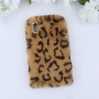 Plish Telefon Moda Furry Leopard uzorak Zima Držite topla anti-pad udarnu zaštitnu školjku kompatibilna