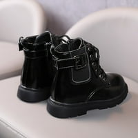 B91XZ Kids Boots Vodene gležnjače čizme kratke čizme kožne cipele Toddler čizme