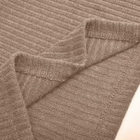 Turtleneck Women, pleteni džemper ženski zimski dugi rukav bez rezonarca s dugim vratima, dubine sa