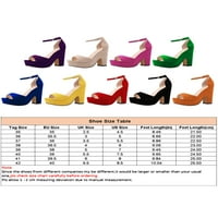 WAZSHOP Women Platform Sandal gležnjače nagnutim sandalima pete cipele za cipele za noNSlip High Heel