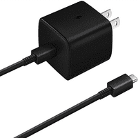 C Punjač, ​​[ul popisu] 45W Power Direct Brzo prilagodljiv zidni punjač za ZTE Grand u paketu sa 4ft PD USB C do USB C kabla