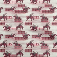 Onuone viskoznog dresa ružičasta tkanina kaubojska tkanina za šivanje tiskane plafne od dvorišta široko