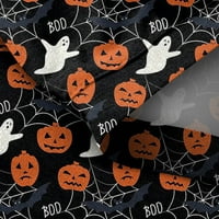 Halloween vrhovi za žene Halloween Print Dugi rukav Pulover TOP bluza crna xxl