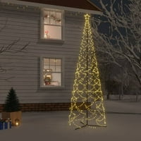 Suzicca Christmas Cone Tree Warm White LED 63 X196.9