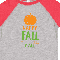 Inktastic Happy Fall y'all, bundeva, strelica, jesen, jesenji poklon mali majica malih majica ili mališana
