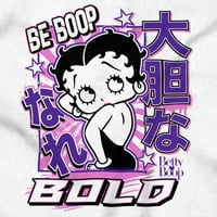 Kanji stil Betty Boop Budite Bold Hoodie dukserice Žene Brisco Brands L