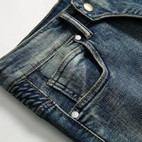 Awdenio hlače za muškarce čišćenje muške pruge personalizirane hlače džepni gumb odijelo hlače gamaše