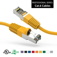 10ft mačja zaštićena Ethernet mrežom podignuti kabel žuto, pakovanje