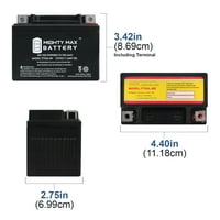YTX4L-BS 12V 3Ah zamjenska baterija kompatibilna sa JMTX4L-BS - Pack