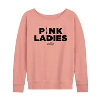 Mast - ružičaste dame - članovi samo posade - ženski lagani francuski pulover Terryja