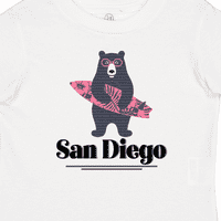 Inktastic San Diego Surfang Bear Gift Baby Girl Majica