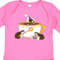 Inktastični slatki vrući čokoladni ježevi poklon dječje dječaka ili dječje djevojke dugih rukava